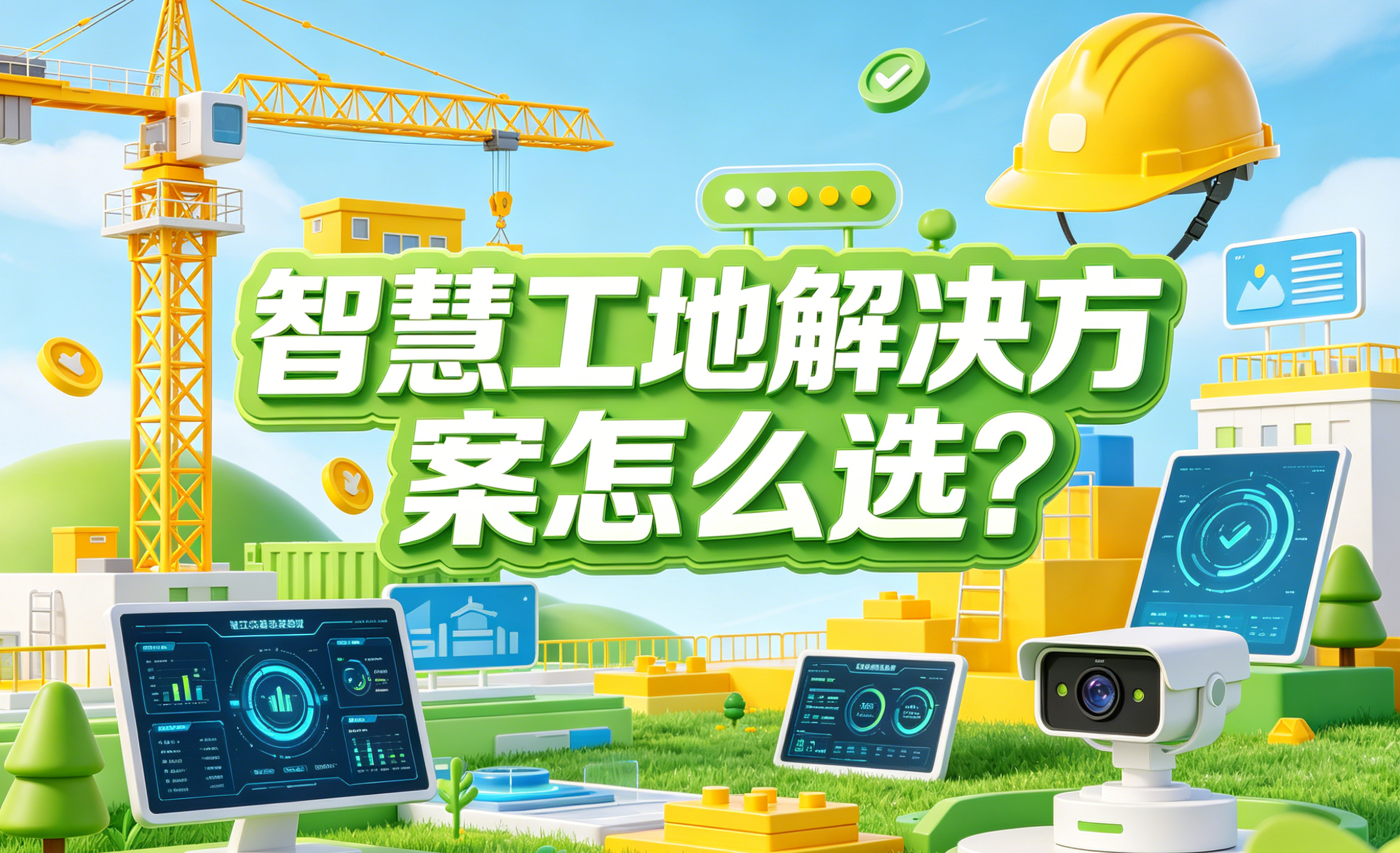 智慧工地解决方案怎么选？看场景，别只看功能