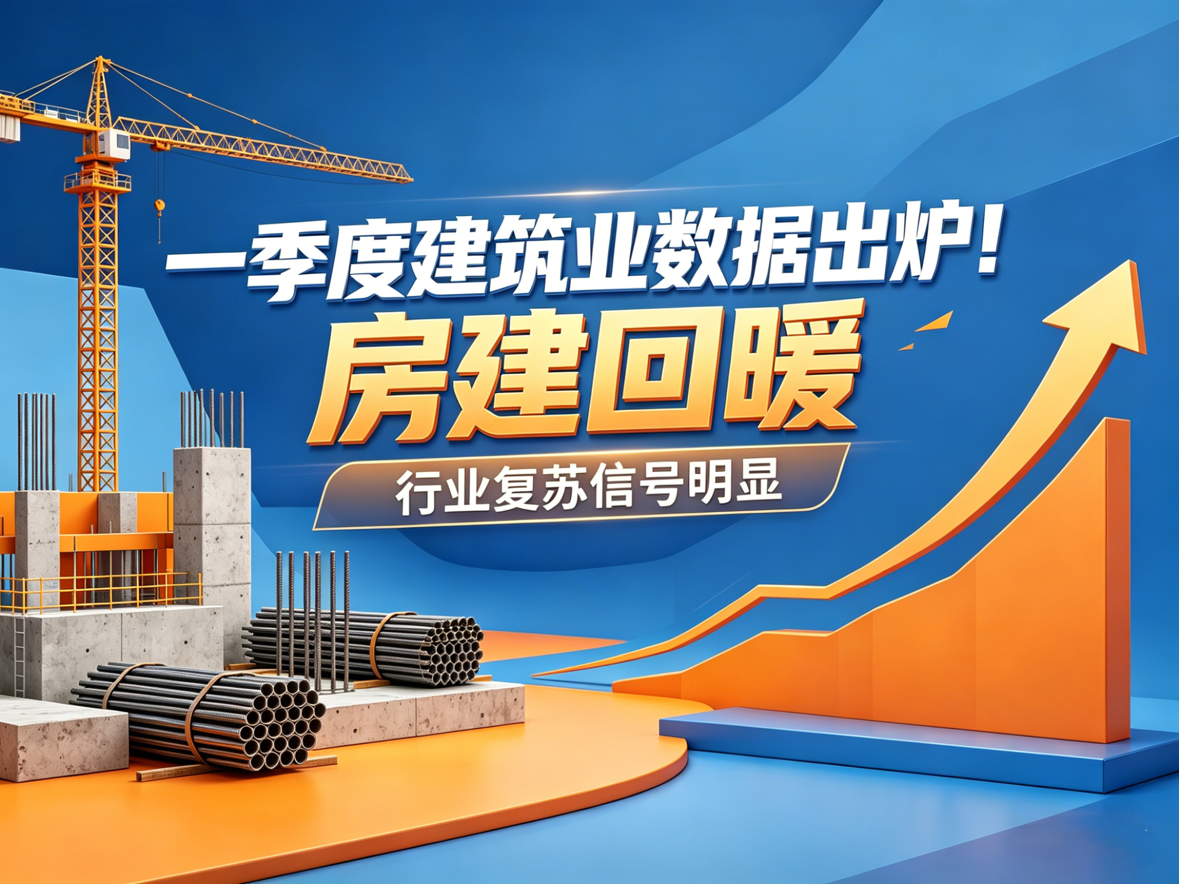 一季度建筑业数据出炉！房建回暖，这类工程爆发增长