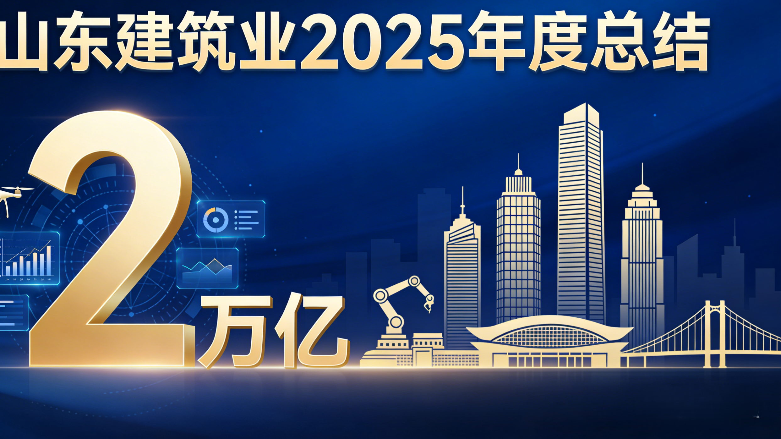 山东建筑业有多强？2025年产值近2万亿！